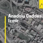 Izmir, Anadolu Caddesi uzerinde, ARKAS Otomativ karsisi, VOLKAR Volvo yaninda, 1320m2 ticari imarli arsa. Nisan 17, 2026