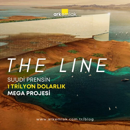 THE LINE, hızla azalan Dünya kaynakları, yükselen küresel ısınma ve sınırsız insan ihtiyacına, daha önce hiç denenmemiş bir yanıt tasarlıyor. İnşaat sektöründe yeni bir soluk getirecek olan, Suudi Arabistan Neom, Tabuk bölgesinde, 170 kilometre boyunca boydan boya uzanan dikey mimari özelliğine sahip THE LINE, yalnızca görsel açıdan değil, fonksiyonel ve sürdürülebilir enerji konularında da çağın çok ötesinde bir proje olma özelliğini taşıyor. ARK Emlak olarak bu projeden detaylı olarak bahsettik, hadi başlayalım; Kasım 8, 2025
